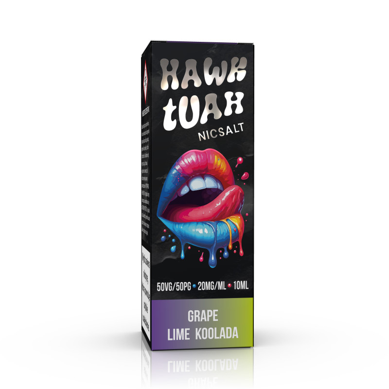 Liquid HAWK TUAH Salt 10ml - Grape Lime 20mg/ml Liquid HAWK TUAH Salt 10ml - Grape Lime 20mg/ml