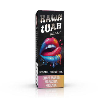 Liquid HAWK TUAH Salt 10ml - Grape Mango Maracuja Cool 20mg/ml