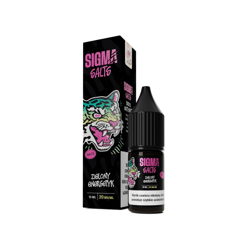 Liquid SIGMA Salts 10ml - Zielony Energetyk 20mg/ml Liquid SIGMA Salts 10ml - Zielony Energetyk 20mg/ml