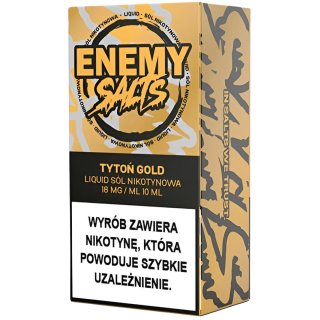 Liquid Enemy Salt 10ml - Tytoń Gold 18 mg/ml