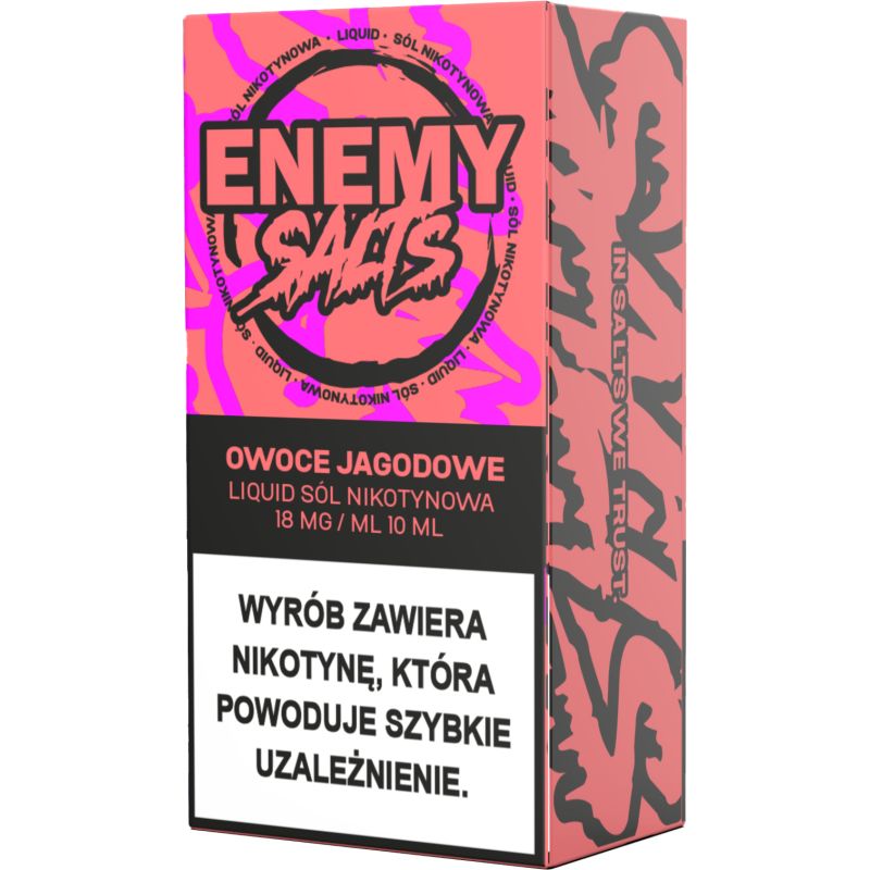 Liquid Enemy Salt 10ml - Owoce jagodowe 18 mg/ml Liquid Enemy Salt 10ml - Owoce jagodowe 18 mg/ml