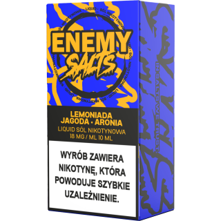 Liquid Enemy Salt 10ml - Lemoniada, Jagoda, Aronia 18 mg/ml