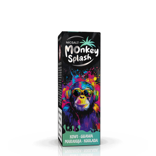 Liquid MONKEY SPLASH Salt 10ml - Kiwi Guawa Marakuja Cool 20mg/ml