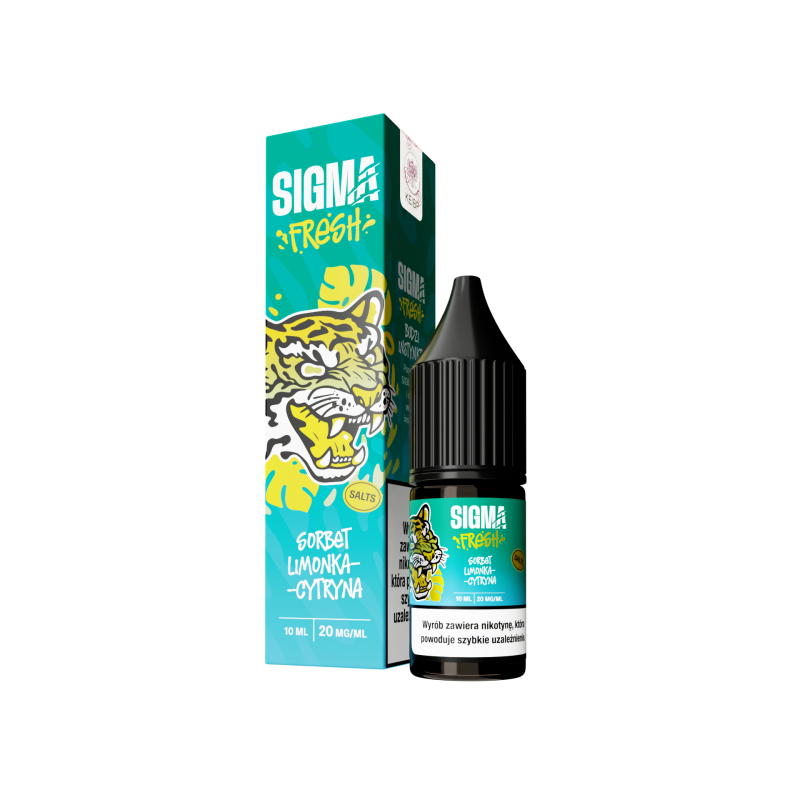 Liquid SIGMA FRESH Salts 10ml - Sorbet Limonka-Cytryna 20mg/ml Liquid SIGMA FRESH Salts 10ml - Sorbet Limonka-Cytryna 20mg/ml