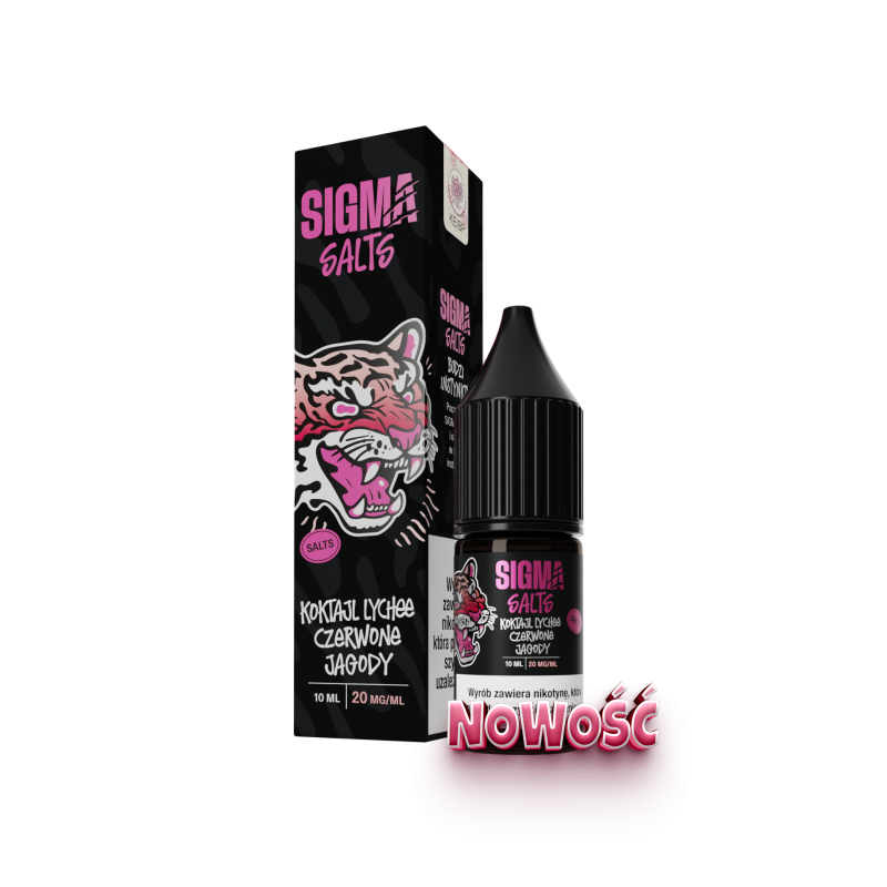 Liquid SIGMA Salts 10ml - Koktajl Lychee Czerwone Jagody 20mg/ml Liquid SIGMA Salts 10ml - Koktajl Lychee Czerwone Jagody 20mg/ml