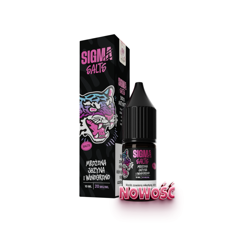 Liquid SIGMA Salts 10ml - Mrożona Jeżyna i Winogrono 20mg/ml Liquid SIGMA Salts 10ml - Mrożona Jeżyna i Winogrono 20mg/ml