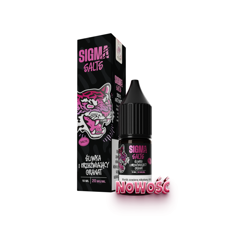 Liquid SIGMA Salts 10ml - Śliwka i Orzeźwiający Granat 20mg/ml Liquid SIGMA Salts 10ml - Śliwka i Orzeźwiający Granat 20mg/ml