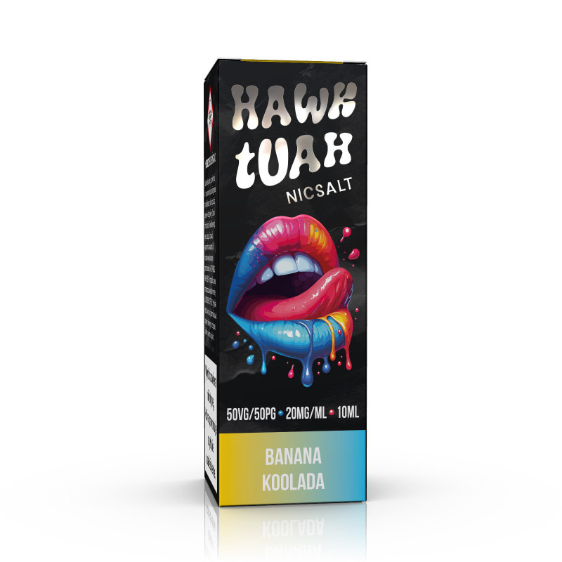 Liquid HAWK TUAH Salt 10ml - Banana Koolada 20mg/ml Liquid HAWK TUAH Salt 10ml - Banana Koolada 20mg/ml