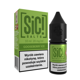 Liquid SIC! Salt 10ml - SIMPLEX Gooseberry Ice 20mg/ml