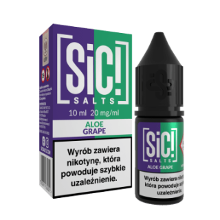 Liquid SIC! Salt 10ml - DUPLEX Aloe Grape 20mg/ml