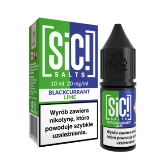 Liquid SIC! Salt 10ml - DUPLEX Blackcurrant Lime 20mg/ml