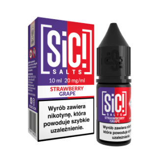 Liquid SIC! Salt 10ml - DUPLEX Strawberry Grape 20mg/ml