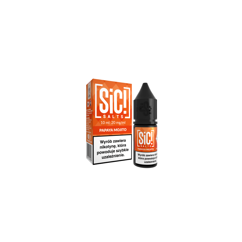 Liquid SIC! Salt 10ml - MOJITO Papaya Mojito 20mg/ml Liquid SIC! Salt 10ml - MOJITO Papaya Mojito 20mg/ml