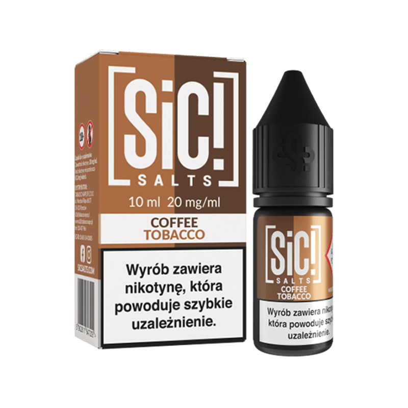 Liquid SIC! Salt 10ml - DUPLEX CoffeeTobacco 20mg/ml Liquid SIC! Salt 10ml - DUPLEX CoffeeTobacco 20mg/ml