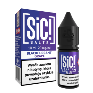 Liquid SIC! Salt 10ml - DUPLEX Blackcurrant Grape 20mg/ml