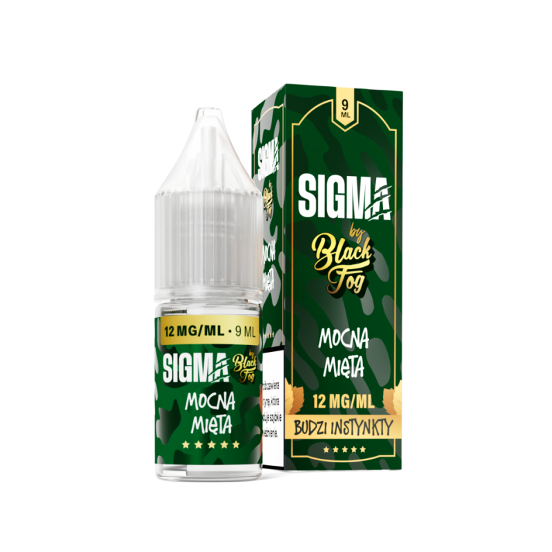 Liquid SIGMA by BlackFog 9ml - Mocna Mięta 12 mg/ml Liquid SIGMA by BlackFog 9ml - Mocna Mięta 12 mg/ml