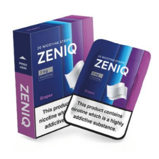 Listki Nikotynowe ZENIQ - Winogrono
