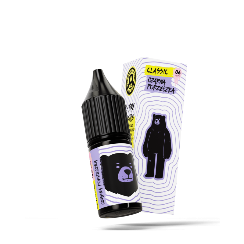 Liquid Go Bears Classic 10 ml - Czarna Porzeczka .6 mg/ml Liquid Go Bears Classic 10 ml - Czarna Porzeczka .6 mg/ml