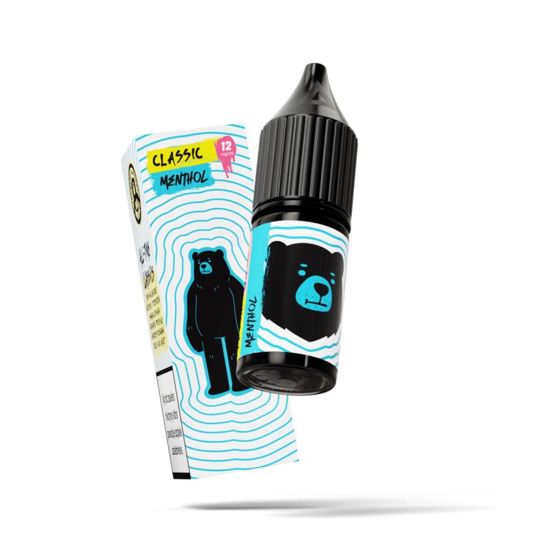Liquid Go Bears Classic 10 ml - Menthol 12 mg/ml Liquid Go Bears Classic 10 ml - Menthol 12 mg/ml