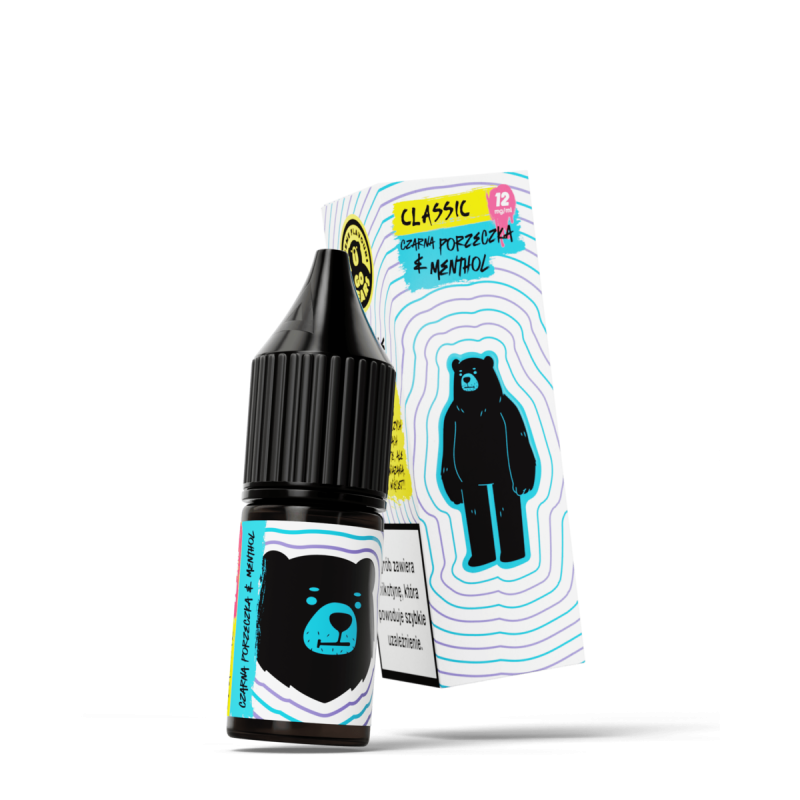 Liquid Go Bears Classic 10 ml - Czarna Porzeczka & Menthol 12 mg/ml Liquid Go Bears Classic 10 ml - Czarna Porzeczka & Menthol 12 mg/ml