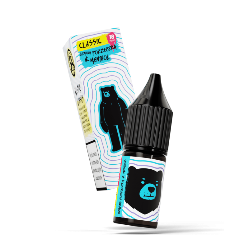 Liquid Go Bears Classic 10 ml - Czarna Porzeczka & Menthol 18 mg/ml Liquid Go Bears Classic 10 ml - Czarna Porzeczka & Menthol 18 mg/ml