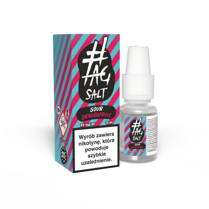Liquid haszTAG SALT Sour 10ml - Dragonfruit 20mg/ml Liquid haszTAG SALT Sour 10ml - Dragonfruit 20mg/ml