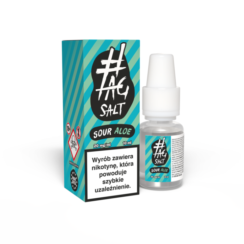 Liquid haszTAG SALT Sour 10ml - Aloe 20mg/ml Liquid haszTAG SALT Sour 10ml - Aloe 20mg/ml