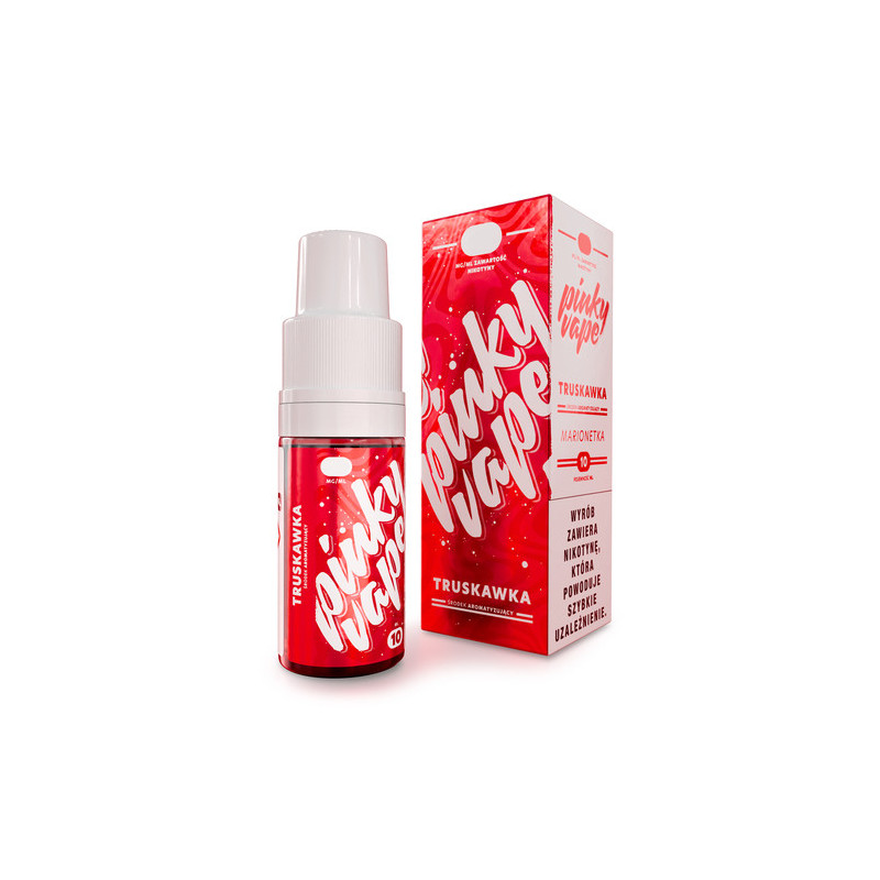 Liquid Pinky Vape 10ml - Truskawka (Marionetka) .6mg/ml Liquid Pinky Vape 10ml - Truskawka (Marionetka) .6mg/ml