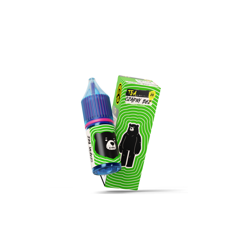 Liquid Go Bears Tea SALT 10 ml - Herbata z Kwiatu Czarnego Bzu 20mg/ml Liquid Go Bears Tea SALT 10 ml - Herbata z Kwiatu Czarnego Bzu 20mg/ml