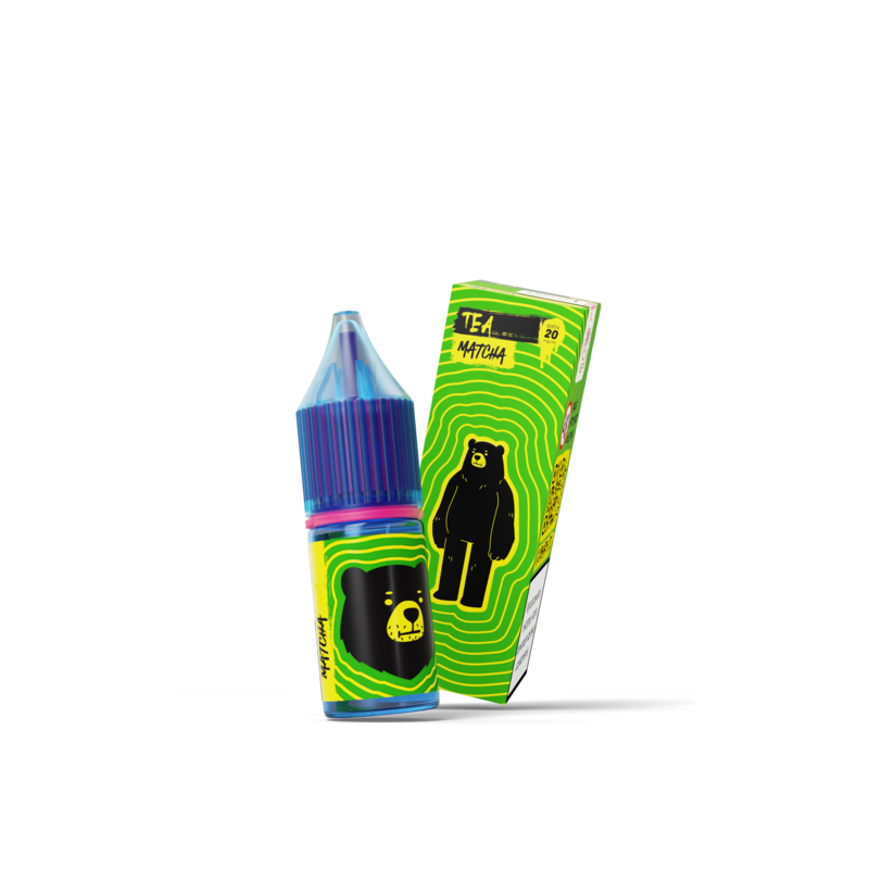 Liquid Go Bears Tea SALT 10 ml - Matcha 20mg/ml Liquid Go Bears Tea SALT 10 ml - Matcha 20mg/ml