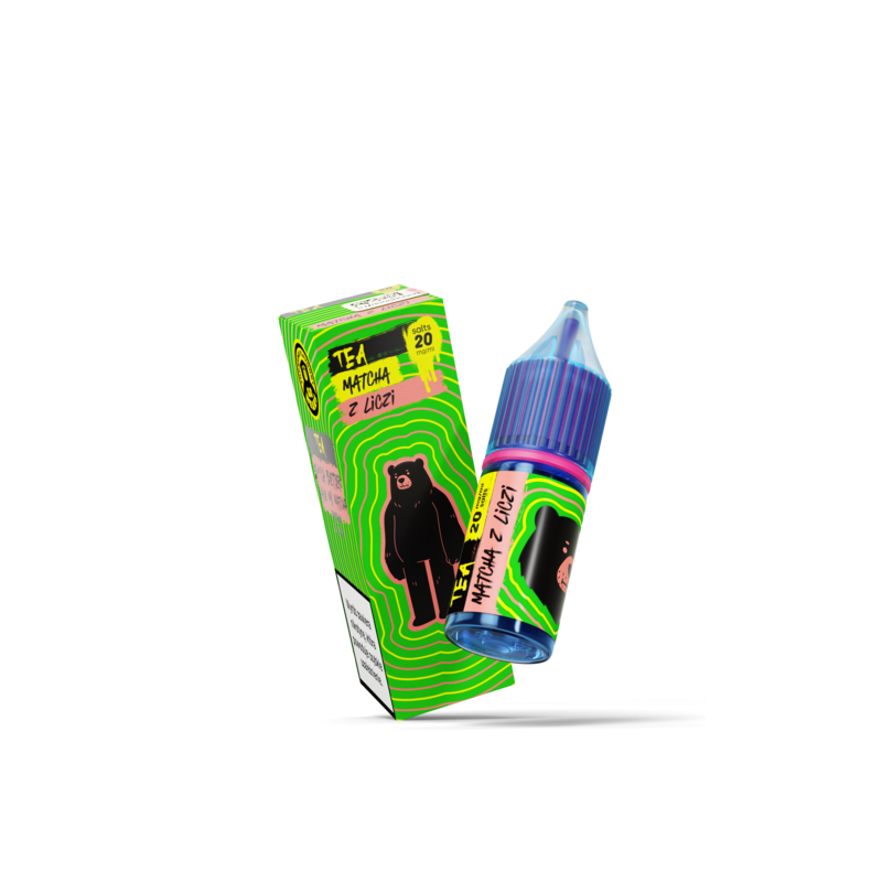 Liquid Go Bears Tea SALT 10 ml - Matcha z Liczi 20mg/ml Liquid Go Bears Tea SALT 10 ml - Matcha z Liczi 20mg/ml