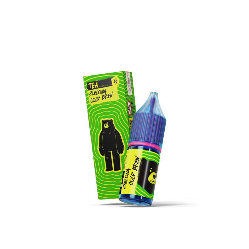 Liquid Go Bears Tea SALT 10 ml - Zielona Herbata Cold Brew 20mg/ml Liquid Go Bears Tea SALT 10 ml - Zielona Herbata Cold Brew 20mg/ml