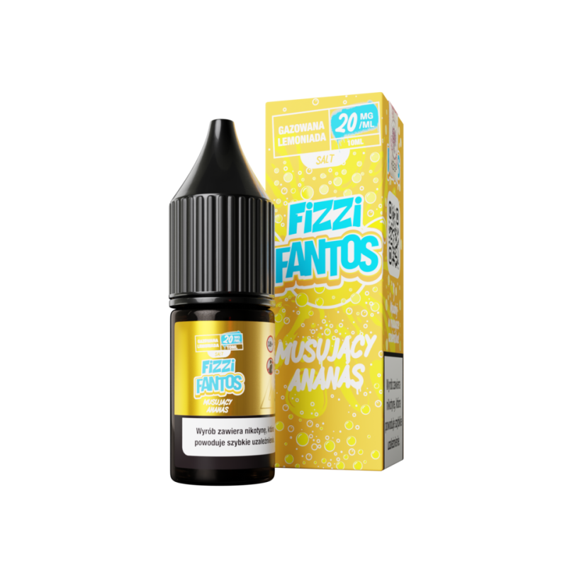 Liquid Fizzi Fantos SALT 10 ml - Musujący Ananas 20mg/ml Liquid Fizzi Fantos SALT 10 ml - Musujący Ananas 20mg/ml