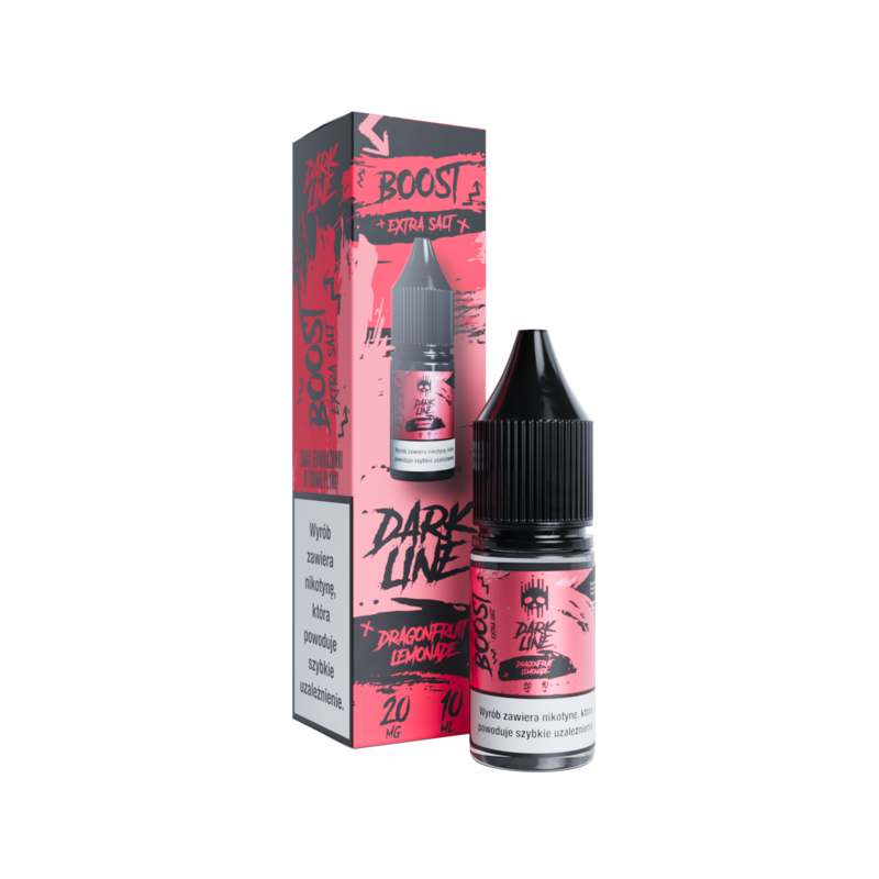 Liquid Dark Line BOOST Salt 10ml - Dragonfruit Lemonade 20mg/ml Liquid Dark Line BOOST Salt 10ml - Dragonfruit Lemonade 20mg/ml