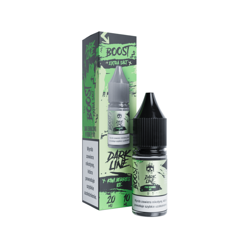 Liquid Dark Line BOOST Salt 10ml - Kiwi Berries Ice 20mg/ml Liquid Dark Line BOOST Salt 10ml - Kiwi Berries Ice 20mg/ml