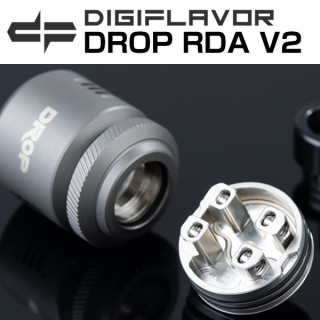 Atomizer Digiflavor Drop RDA V2 - SS Atomizer Digiflavor Drop RDA V2 - SS