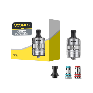 Atomizer PnP X Pod Tank MTL - Silver Atomizer PnP X Pod Tank MTL - Silver