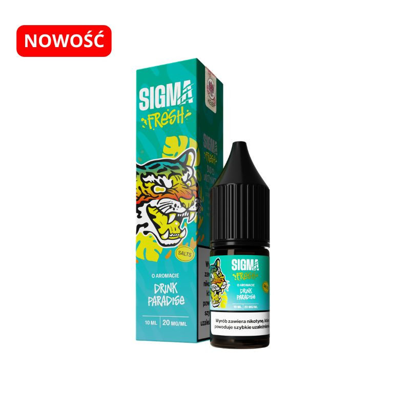Liquid SIGMA FRESH Salts 10ml - Drink Paradise 20mg/ml Liquid SIGMA FRESH Salts 10ml - Drink Paradise 20mg/ml