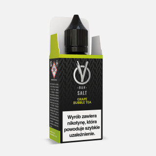 Liquid Vbar Salt 10ml - Grape Bubble Tea 20mg/ml