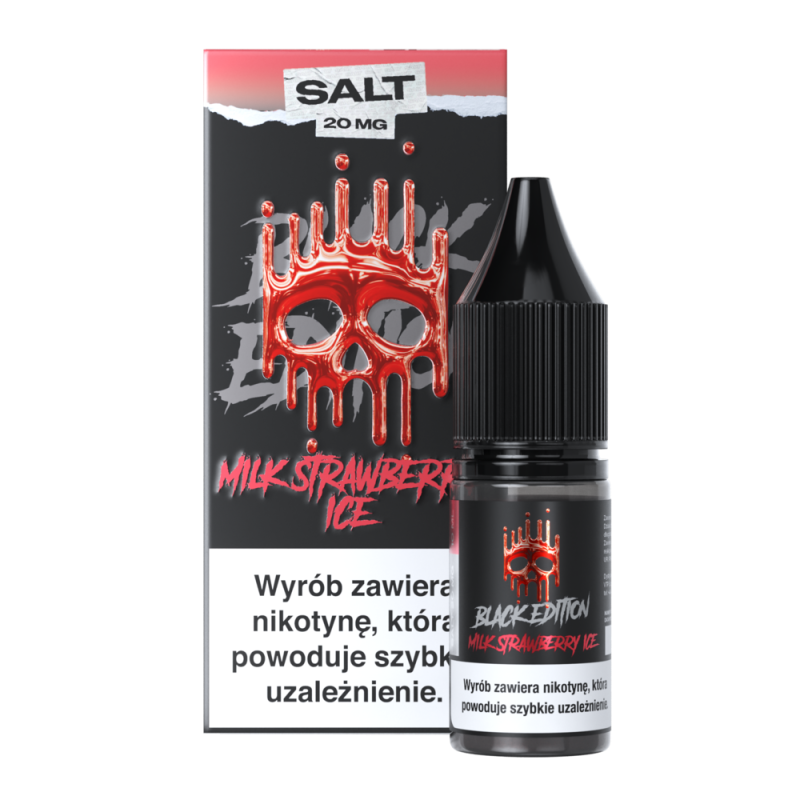 Liquid Dark Line Black SALT 10ml - Milk Starwberry Ice 20mg/ml Liquid Dark Line Black SALT 10ml - Milk Starwberry Ice 20mg/ml