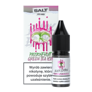 Liquid Dark Line Black SALT 10ml - Passionfruit Green Tea Ice 20mg/ml