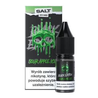 Liquid Dark Line Black SALT 10ml - Sour Apple Ice 20mg/ml