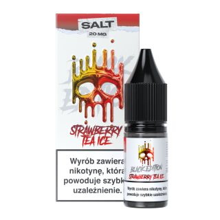 Liquid Dark Line Black SALT 10ml - Strawberry Tea Ice 20mg/ml