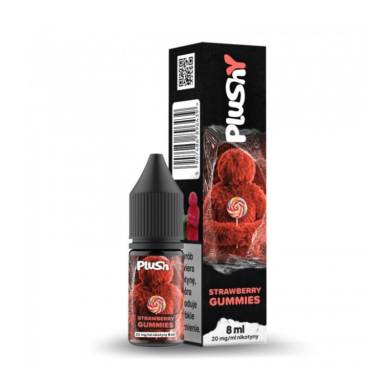Liquid Plushy Salt Candy 8ml - Strawberry Gummies 20mg/ml Liquid Plushy Salt Candy 8ml - Strawberry Gummies 20mg/ml