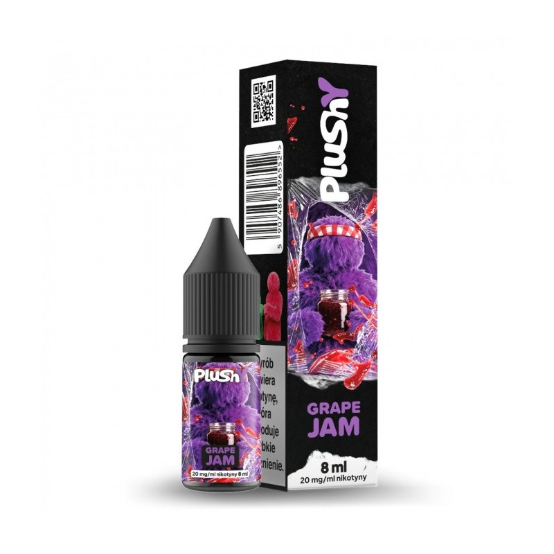 Liquid Plushy Salt Jam 8ml - Grape Jam 20mg/ml Liquid Plushy Salt Jam 8ml - Grape Jam 20mg/ml