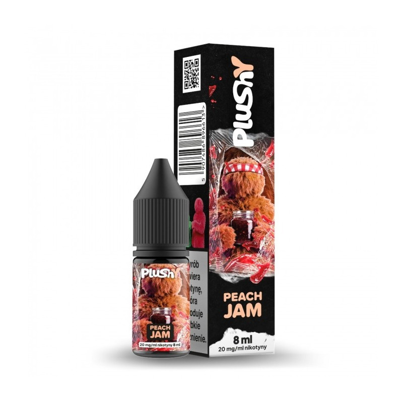 Liquid Plushy Salt Jam 8ml - Peach Jam 20mg/ml Liquid Plushy Salt Jam 8ml - Peach Jam 20mg/ml