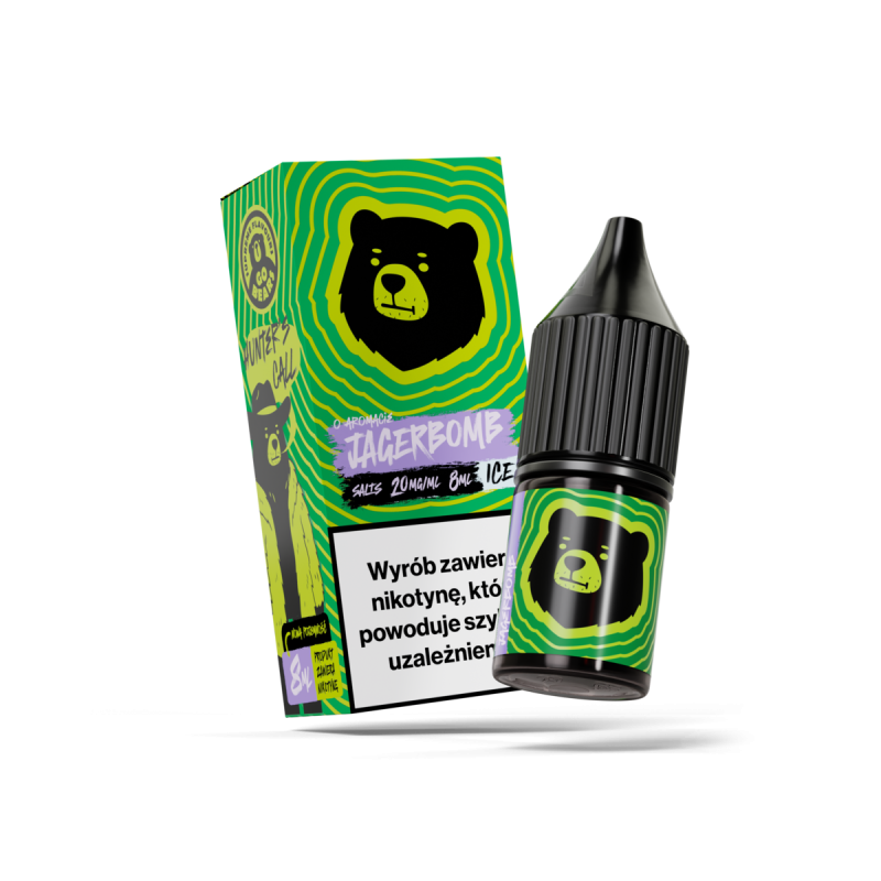 Liquid Go Bears Salt 8ml - Jagerbomb Ice 20mg/ml Liquid Go Bears Salt 8ml - Jagerbomb Ice 20mg/ml