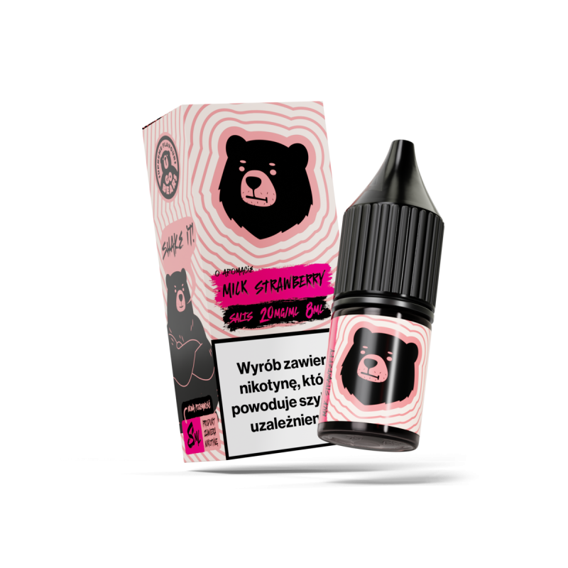 Liquid Go Bears Salt 8ml - Milk Strawberry 20mg/ml Liquid Go Bears Salt 8ml - Milk Strawberry 20mg/ml