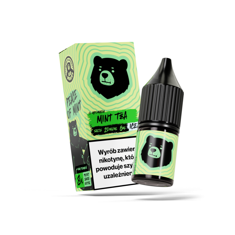Liquid Go Bears Salt 8ml - Mint Tea Ice 20mg/ml Liquid Go Bears Salt 8ml - Mint Tea Ice 20mg/ml