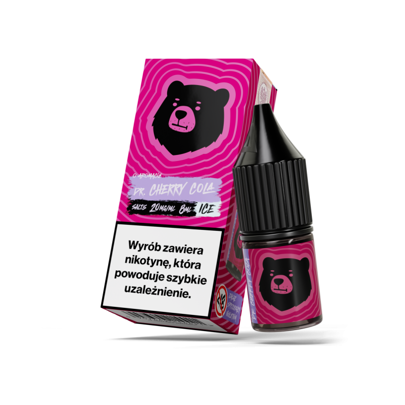 Liquid Go Bears Salt 8ml - Dr. Cherry Cola Ice 20mg/ml Liquid Go Bears Salt 8ml - Dr. Cherry Cola Ice 20mg/ml
